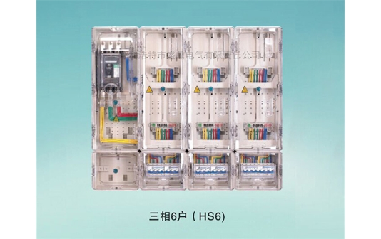 三相多表位表箱- 三相6戶(HS6)